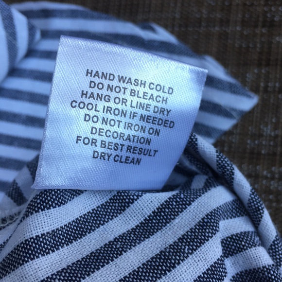 Navy/White Off Shoulder Top - Picture 4 of 6